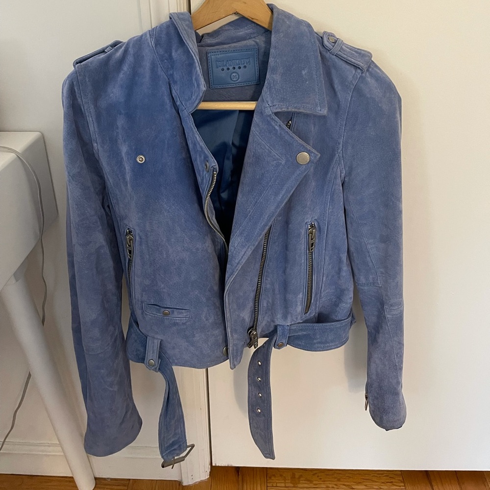 Suede Moto Jacket